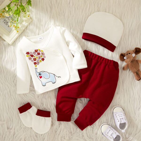 Babybear Special: 5pcs Charming Elephant and Floral Set